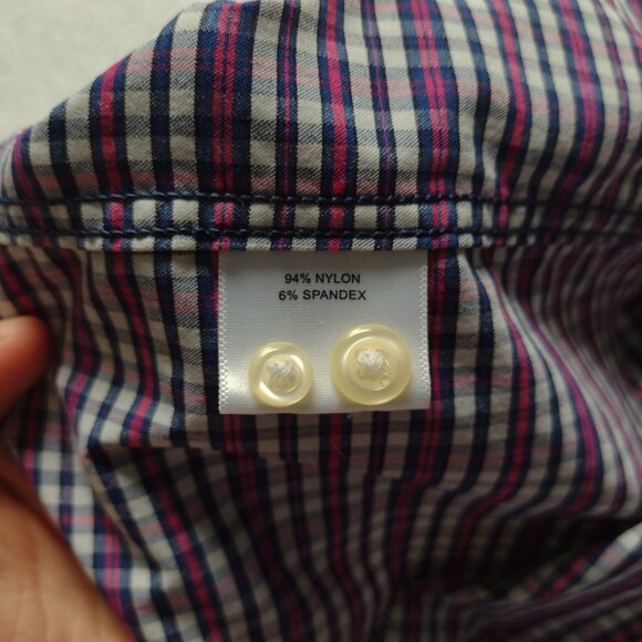Peter Millar Mens Summer Comfort Check Shirts L Lot of 2 Performance Button Up - Picture 6 of 10